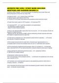 ADVENTIS FMC LEVEL 1 STUDY GUIDE 2025&sol;2026 QUESTIONS AND ANSWERS GRADED A&plus;