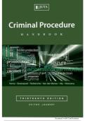 Joubert&comma; Criminal Procedure Handbook 13th Edition