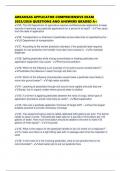 ARKANSAS APPLICATOR COMPREHENSIVE EXAM 2025&sol;2026 QUESTIONS AND ANSWERS GRADED A&plus;