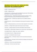 ARKANSAS APPLICATOR TEST PAPER 2025&sol;2026 QUESTIONS AND ANSWERS GRADED A&plus;