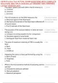 CEFM Practice Test ACTUAL EXAM QUESTIONS WITH COMPLETE SOLUTION&rpar; &lpar;MULTIPLE CHOICES&rpar; &lpar;A&plus; GRADED 100&percnt; VERIFIED&rpar; LATEST VERSION 2025