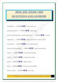 BIOL 2255- EXAM 1 2025 QUESTIONS AND ANSWERS