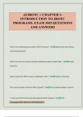 AFJROTC &sol;&sol; CHAPTER 1&colon; INTRODUCTION TO JROTC PROGRAMS&period; EXAM 2025 QUESTIONS AND ANSWERS