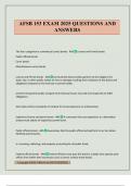 AFSB 153 EXAM 2025 QUESTIONS AND ANSWERS