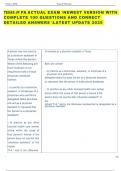 Exam &lpar;elaborations&rpar; TEXAS JP 