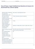 Exam &lpar;elaborations&rpar; Texas JP  