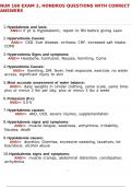 NUR 160 Exam 2&comma; HONDROS Questions with correct Answers