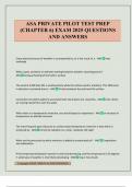 ASA PRIVATE PILOT TEST PREP &lpar;CHAPTER 6&rpar; EXAM 2025 QUESTIONS AND ANSWERS