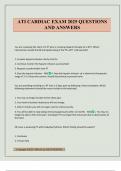ATI CARDIAC EXAM 2025 QUESTIONS AND ANSWERS