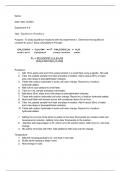 CHEM 121 Lab Report 6 - Equilibrium Reactions &vert; Portage Learning