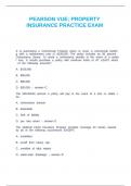 PEARSON VUE&colon; PROPERTY INSURANCE PRACTICE EXAM