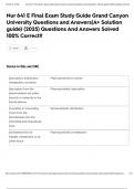 Nur 641 E Final Exam Study Guide Grand Canyon University Questions and Answers&lpar;A&plus; Solution guide&rpar; &lpar;2025&rpar; Questions And Answers Solved 100&percnt; Correct&excl;&excl;