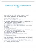 INSURANCE SUITE FUNDAMENTALS 10&period;