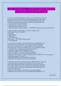 RN HESI EXIT&sol;HESI Exit RN Exam Version 6&lpar;V6&rpar; GUARANTEED PASS &excl;&excl;