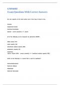 GMS6402 Exam Questions With Correct Answers
