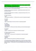 COMMERCIAL CONSTRUCTION 2025&sol;2026 QUESTIONS AND ANSWERS GUARANTEE A&plus;