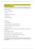 DANTE LEVEL 3 TEST PAPER 2025&sol;2026 QUESTIONS AND ANSWERS RATED A&plus;