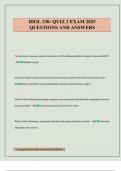 BIOL 330- QUIZ 3 EXAM 2025 QUESTIONS AND ANSWERS