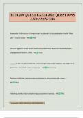 BTM 200 QUIZ 1 EXAM 2025 QUESTIONS AND ANSWERS