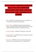 CALP LATEST UPDATED 2025&sol;2026  Exam Test with COMPLETE  QUESTIONS AND SURE VERIFIED  SOLUTIONS 100&percnt; GRADED AT A&plus; SCORE&excl;&excl; 