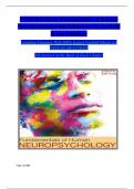 Fundamentals of Human Neuropsychology &ndash; Complete Test Bank &vert; 8th Edition &vert; Bryan Kolb & Ian Whishaw &vert; Updated Neuropsychological Concepts and Review Questions