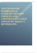 TEST BANK FOR MARRIAGES & FAMILIES CHANGES &comma; CHOICES&comma; AND CONSTRAINTS LATEST UPDATE BY NIJOLE V&period; BENPKRAITIS&period;&period;pdf