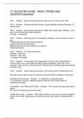 CT ADJUSTER EXAM - BASIC TERMS AND UNDERSTANDINGS