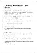 C180 Exam 2 Questions With Correct Answers