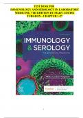 Test Bank For Immunology & Serology in Laboratory Medicine &colon; Turgeon 7th Edition Q&A &lpar;Chapters 1-27&rpar;