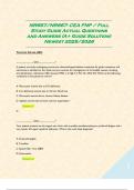 NR667&sol;NR667- CEA FNP &sol; Full Study Guide Actual Questions and Answers &lpar;A&plus; Guide Solution&rpar; Newest 2025&sol;2026 