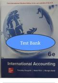 Test Bank for International Accounting&comma; 6th Edition by Timothy Doupnik &ndash; Chapters 1&ndash;12 Complete Q&A &lpar;Latest 2025 Update&rpar;