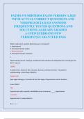 PATHO 370 MIDTERM EXAM VERSION B 2025  WITH ACTUAL CORRECT QUESTIONS AND  VERIFIED DETAILED ANSWERS  &vert;FREQUENTLY TESTED QUESTIONS AND  SOLUTIONS &vert;ALREADY GRADED  A&plus;&vert;NEWEST&vert;BRAND NEW  VERSION&excl;&excl;&vert;GUARANTEED PASS