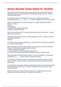 Active Shooter Exam Rated A&plus; Verified