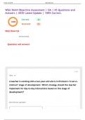 WGU D644 Objective Assessment &vert; OA &vert; 45 Questions and Answers &vert; 2025 Latest Update &vert; 100&percnt; Correct&period;