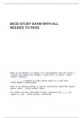 BICSI STUDY EXAM WITH ALL NEEDED TO PASS