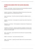 FLORIDA BAIL BOND STATE TEST GUIDE 2025&sol;2026 New&excl;&excl;