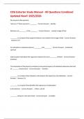 COG Exhorter Study Manual - All Questions Combined Updated New&excl;&excl; 2025&sol;2026 