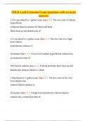 TDLR Lash Extension Exam questions with accurate answers&period;