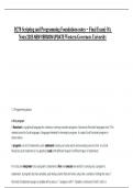 D278 Scripting and Programming Foundations notes &ndash; Final Exam&vert; OA Notes 2025 NEW VERSION UPDATE Western Governors University