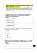 Walden University NURS6501 Advanced Pathophysiology Midterm & Final Exam Part 1&period;