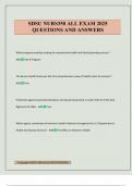 SDSU NURS350 ALL EXAM 2025 QUESTIONS AND ANSWERS