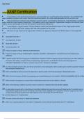 AANP CERTIFICATION EXAM 