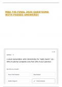 MBA 745 FINAL 2025 QUESTIONS WITH PASSED ANSWERS&excl;&excl;