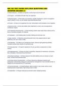MIC 102 TEST PAPER 2025&sol;2026 QUESTIONS AND ANSWERS GRADED A&plus;