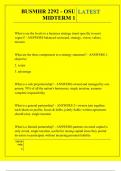 BUSMHR 2292 - OSU MIDTERM 1 QUESTIONS AND ANSWERS 2025