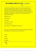BUSMHR 2000 EXAM 1 QUESTIONS AND ANSWERS 2025