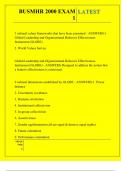 BUSMHR 2000 EXAM 1 QUESTIONS AND ANSWERS 2025