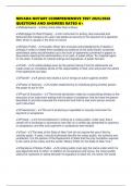 NEVADA NOTARY CCOMPREHENSIVE TEST 2025&sol;2026 QUESTIONS AND ANSWERS RATED A&plus;