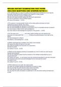 NEVADA NOTARY EXAMINATION PAST PAPER 2025&sol;2026 QUESTIONS AND ANSWERS RATED A