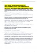 NEW JERSEY AMERICAN ACADEMY OF MICROPIGMENTATION EVALUATION EXAMS 2025&sol;2026 QUESTIONS AND ANSWERS GRADED A&plus;
